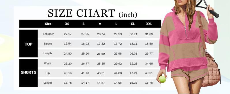 WoodBerry Women's Two Piece Workout Set Striped Short Sleeve Oversized Shirts Wide Leg Shorts Sets Summer Lounge 2 Piece Tracksuit with Pockets Tennis Sport Outfits for Daily