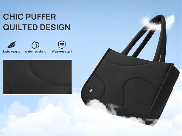 Telena travel essentials Tote Bag Work Diaper Bag for Women Puffer Quilted Carryall Shoulder Handbag Lightweight for Travel Gym 15.6 Laptop Commuter Tote Gift For Her Telena travel essentials Tote Bag Work Diaper Bag for Women Puffer Quilted Carryall Shoulder Handbag Lightweight for Travel Gym 15.6 Laptop Commuter Tote Gift For Her