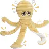 Prime Pets Dog Toys for Large Dogs, 27” Extra Large Plush Octopus Dog Toy, Crinkle Squeaky Dog Toys for Small Medium Large Dogs, Tug of War Dog Chew Toy, Yellow