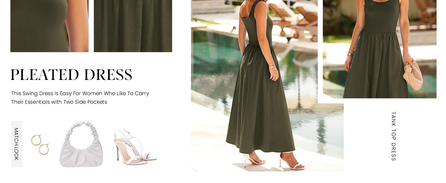 PrettyGarden Womens Summer Casual Scoop Neck Sleeveless Long Dresses with Pockets - Aline Swing Maxi Style, Comfortable Design - Womenswear