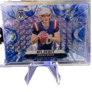 Drake Maye Mosaic Blue 273  NFL DEBUT RC
