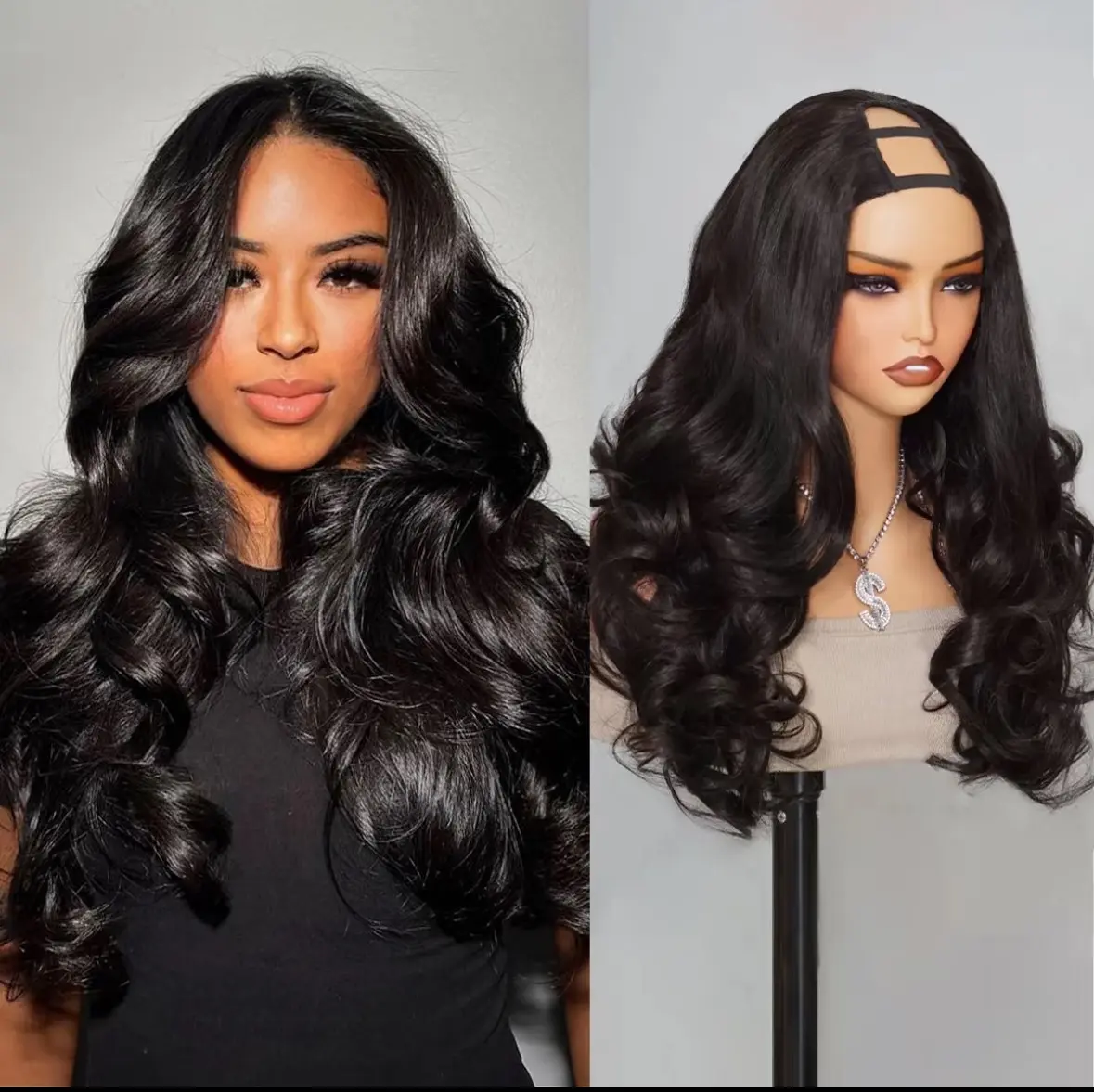 Tinashe U Part Butterfly Layers Human Hair Wig, Loose Body Wave & Yaki Straight & Silky Straight Available Beginner Friendly #dealsforyou