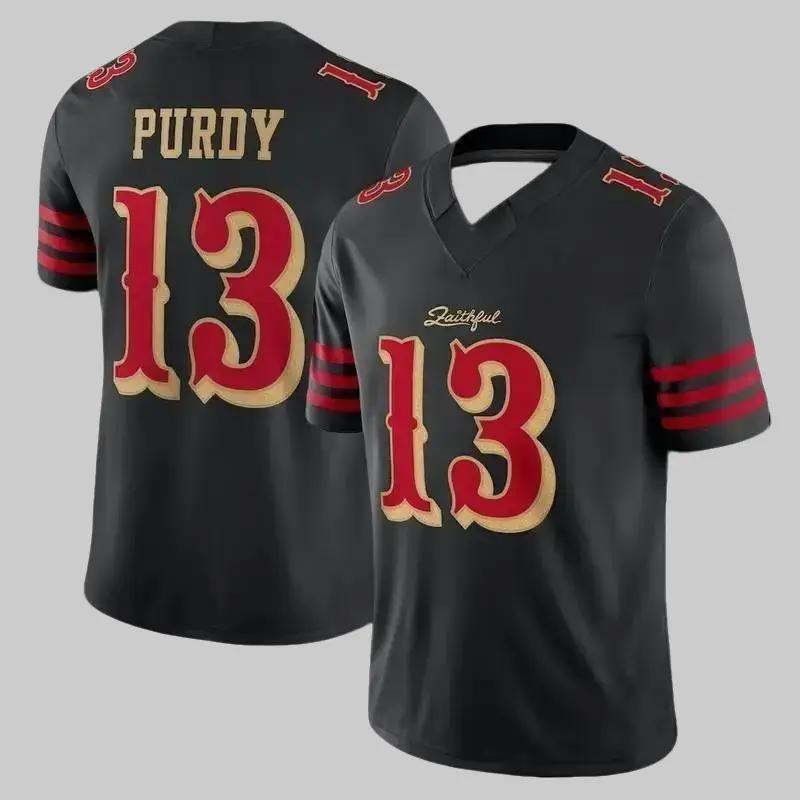 #13 Br0ck Purdy Black 2026 Rivalries Collection Football Jersey