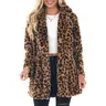 Buenoble Leopard Faux Fur Coat for Women | Super Soft Warm Stylish Winter Jacket | Viral Fall Winter Outfit