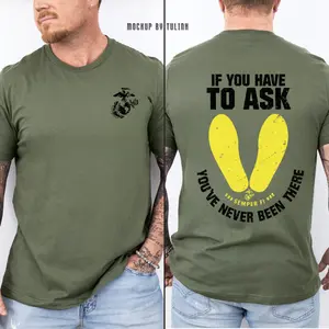 USMC Slang Tribute T-Shirt – Tactical Marine Veteran Graphic Tee Gift for Marines Unisex 100% Cotton Soft Comfort Fit All Seasons