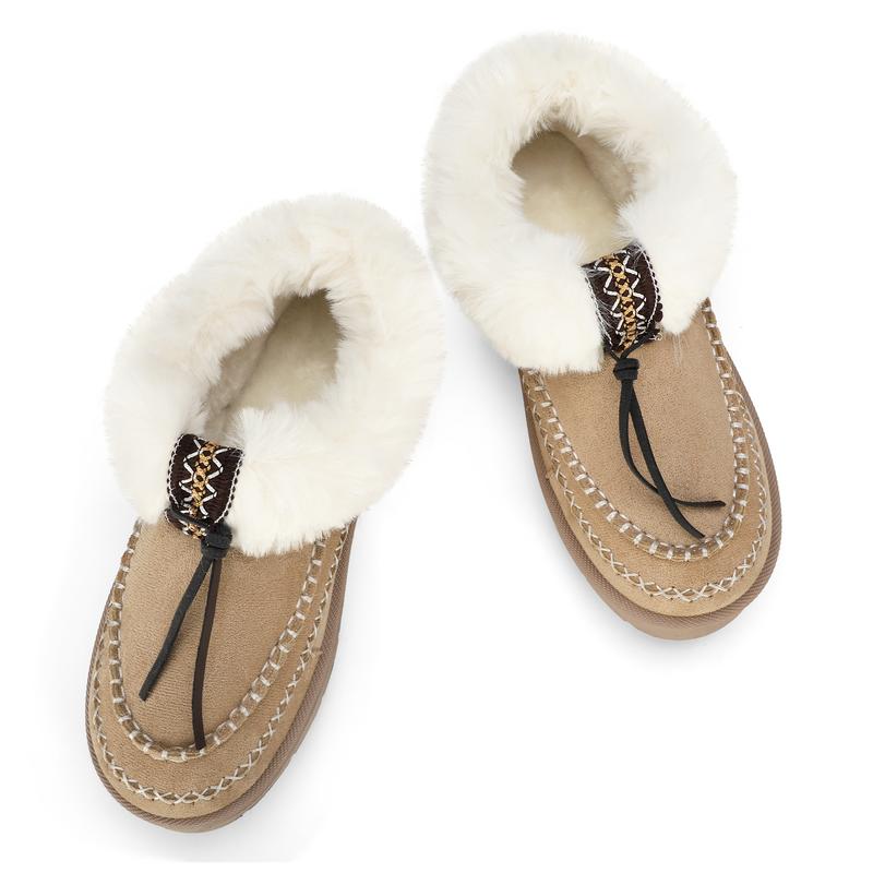 Mysoft Women's Winter Snow Boots, Warm Outdoor Shoe, Womensfashion Footwear, Winter Boots for Women, Perfect Valentine's Day Gift