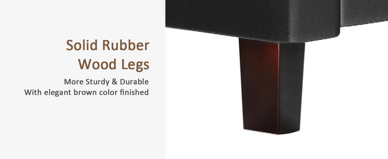 AMERLIFE 61.4" Tall Bed Frame, Modern Upholstered Bed, Wingback Headboard, Velvet Tufted Handcrafted Pleat Deep Button/Comfort Luxury Design/Interior Wood Slats/No Box Spring Needed, Queen/King Size/Best Gift Ideas/Christmas Gifts