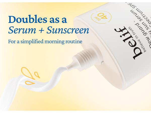 belif Milky Niacinamide Sunscreen SPF 40 – Lightweight & Invisible Sun Serum for Face with 7 Types of Hyaluronic Acid | No White Cast, Non-Comedogenic, Hydrating, Makeup-Gripping Primer (1.69 fl.oz) belif Milky Niacinamide Sunscreen SPF 40 – Lightweight & Invisible Sun Serum for Face with 7 Types of Hyaluronic Acid | No White Cast, Non-Comedogenic, Hydrating, Makeup-Gripping Primer (1.69 fl.oz)