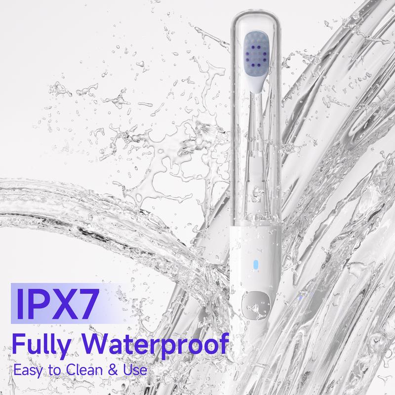 Dr.Hiseki electric toothbrush with sonic magnetic levitation sterilization, fully automatic sweeping vibration blue light sterilization, adult and unisex size, sonic soft bristles.