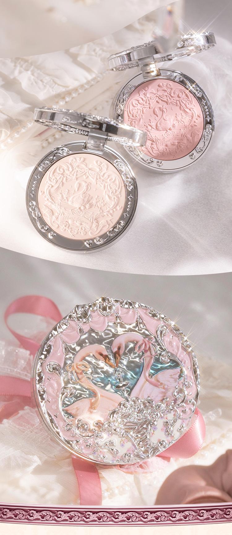 Flower Knows Swan Ballet Collection Embossed Blush