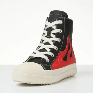 CYNLLIO Womens High Top Platform Sneakers Fashionable Lace up Round Toe Comfortable Walking Casual Sport Canvas Shoes for Women Rivora Shoes