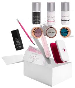 Gelmoment One-Step Gel Polish Premium Kit CHROME EDITION - LED Lamp, Tools for Beginners & Professionals, Comprehensive Set for Salon-Quality Results