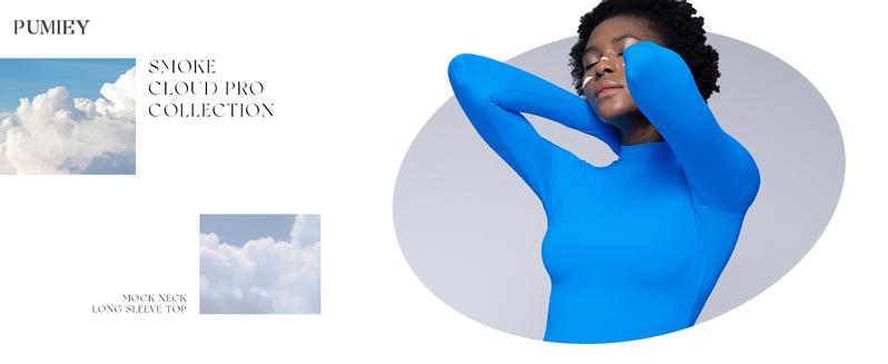 PUMIEY Women's Long Sleeve T-Shirt Mock Turtleneck Slim Fit Tops Sexy Basic Tee Casual Skinny Longsleeves Comfort T-Shirt for Women TiktokShopHolidayHaul