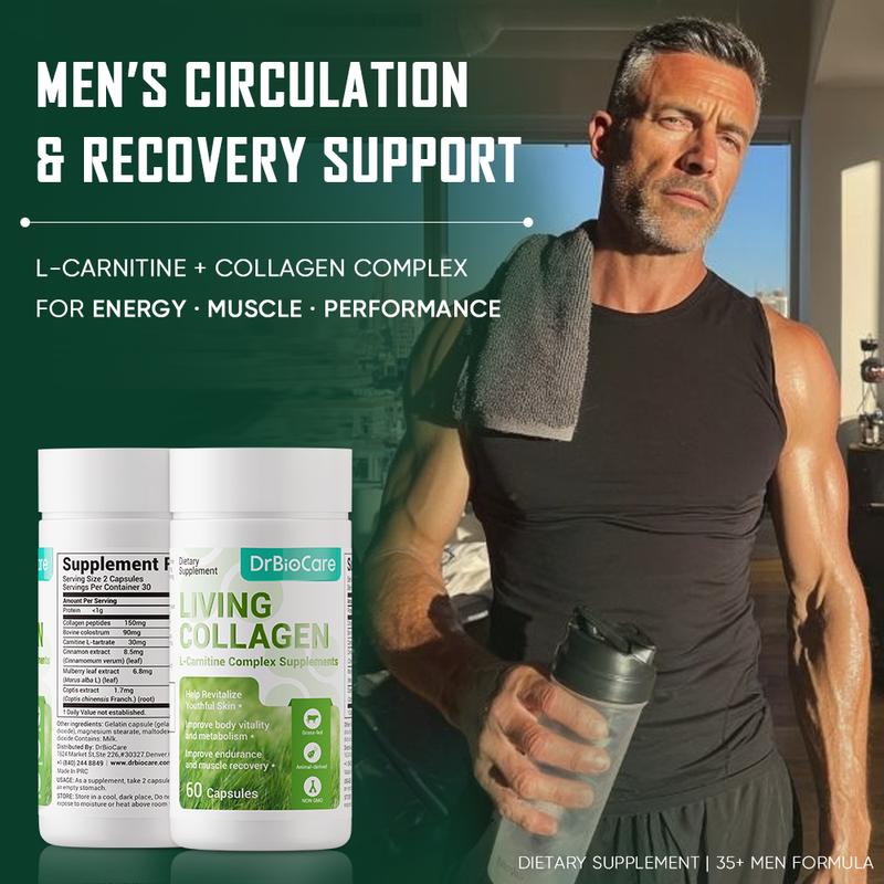 【35+】Living Collagen Capsules – Supports Energy, Focus & Daily Balance – 60 Capsules