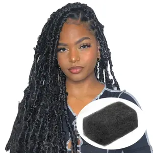 RW Hair Afro Kinky Bulk Human Hair Braiding Dreadlock Hair 10-18 INCH 50g/Pack Invisible Extension Hairpiece
