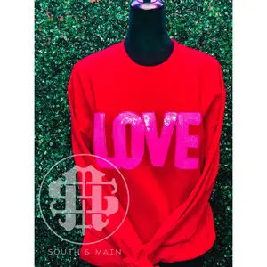 LOVE Sequin Sweatshirt