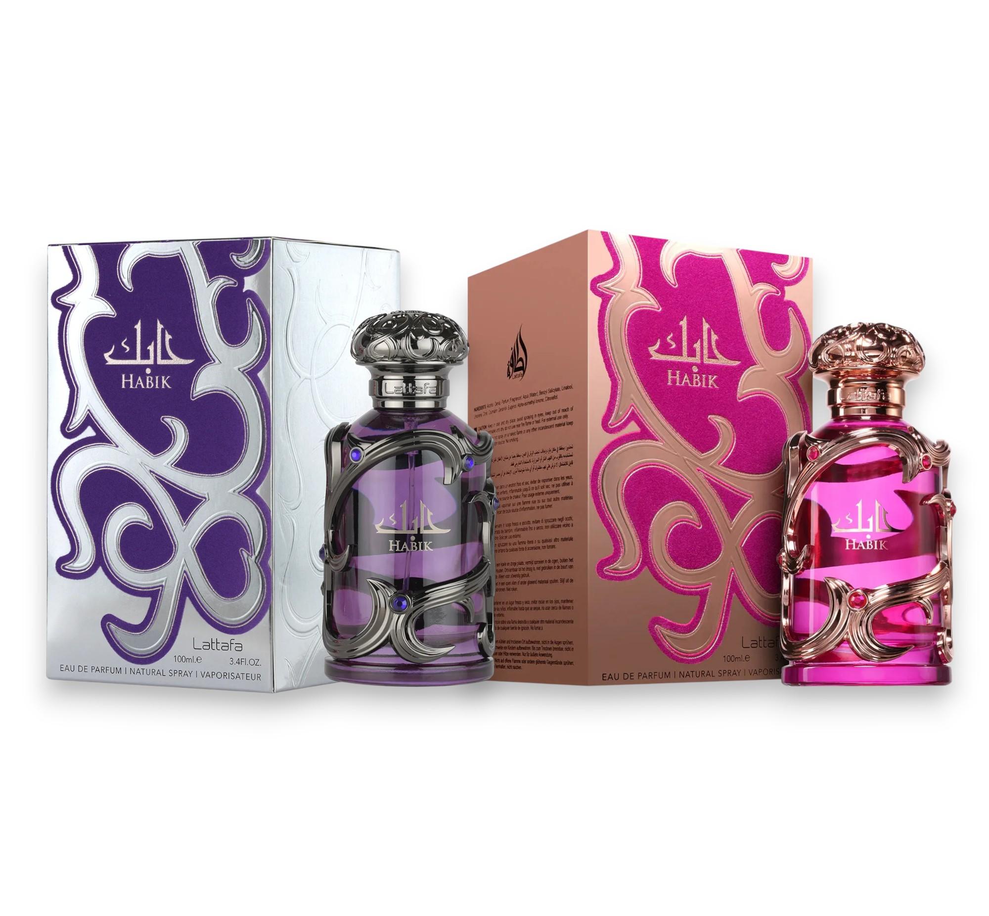 Lattafa Perfumes | Habik for Men + Habik for Women | Eau De Parfum | Unisex Fragrance | 100 ML | Spicy - Sweet & Musk Notes Lattafa Perfumes | Habik for Men + Habik for Women | Eau De Parfum | Unisex Fragrance | 100 ML | Spicy - Sweet & Musk Notes