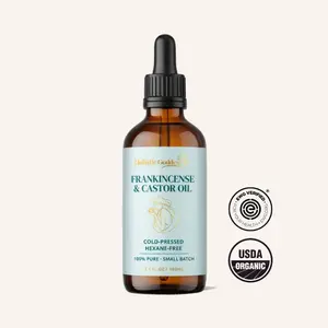 Organic Castor Oil Dropper With Frankincense