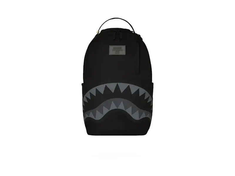 Sprayground Shark Central Nylon Backpack Black