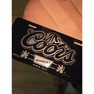Coors Banquet License Plate