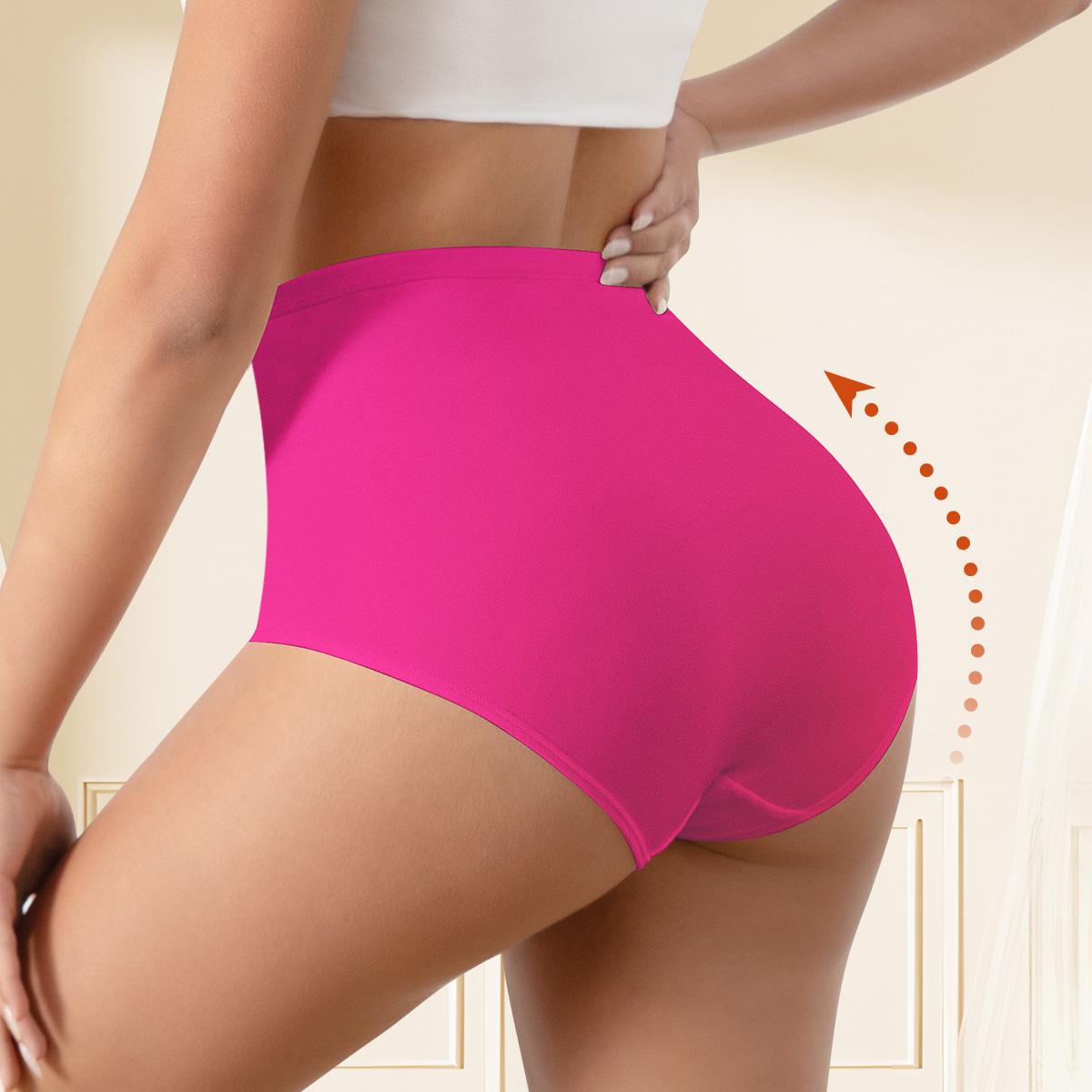 High Waisted Letter Print Underwear,4/6/8 Pcs Cross Support Panties for Women,Breathable Underwear for Women, All Season Comfy Daily Wear.Casual Bridal Basic Minimalist Lingerie,FallFreshness Underwear.