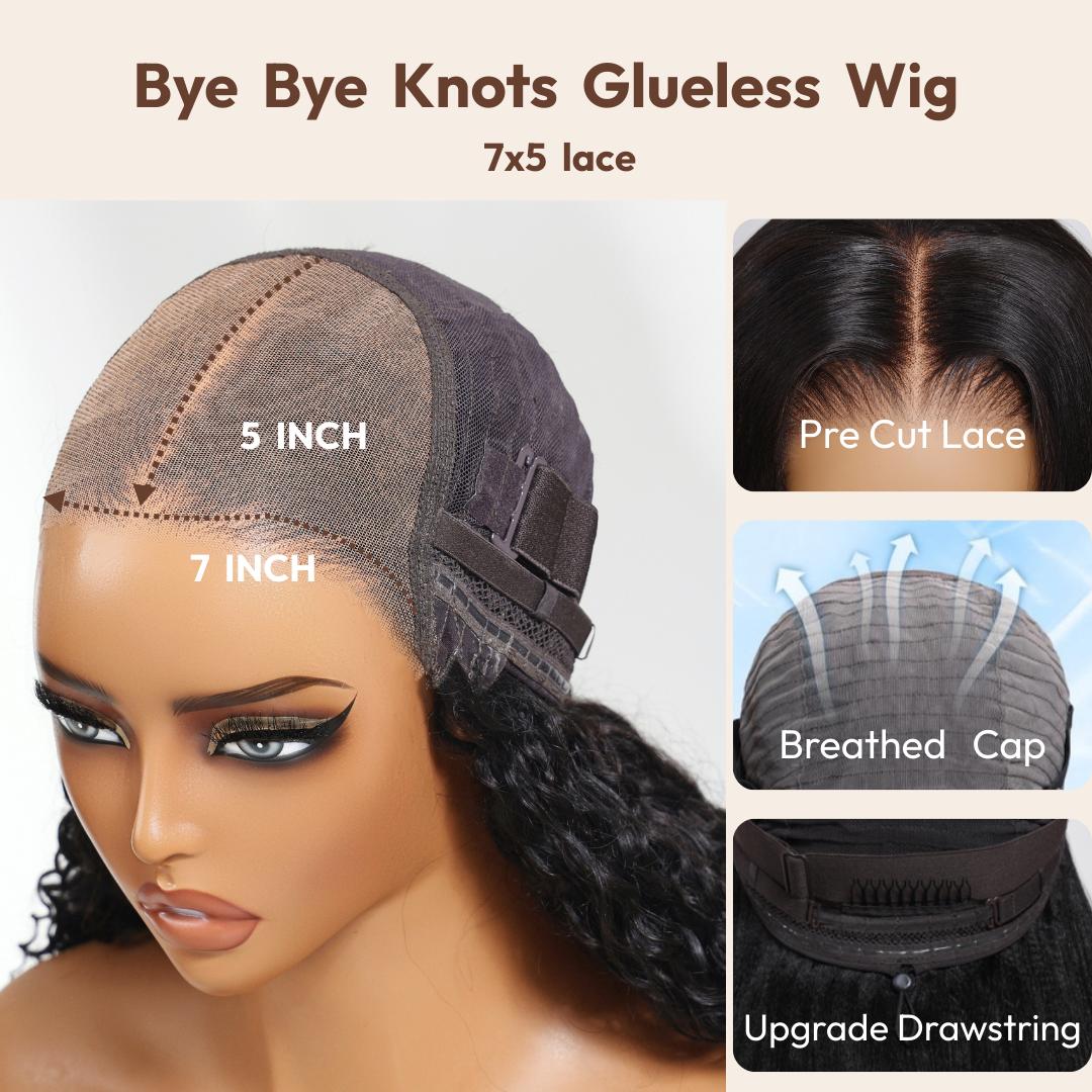 UNice Pre-Everything Fluffy Natural Loose Wave Wig with Curtain Bangs Glueless 13x4/7x5 HD Lace Human Hair Wigs Friendly for Beginners #greenish #TikTokShopSpringGlowUp
