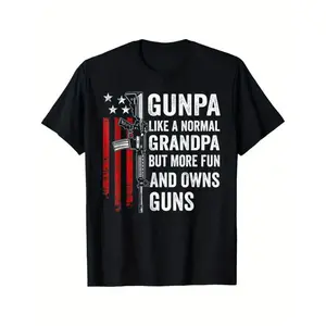 Gunpa Like A Normal Grandpa But More Fun And Owns Guns T-Shirt