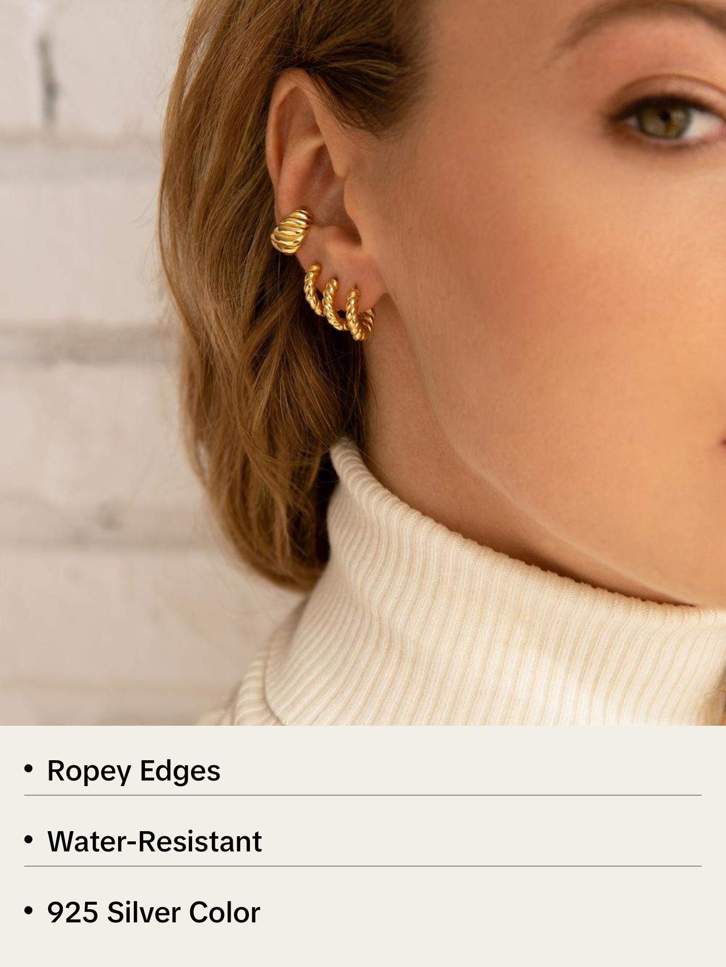 REMI HUGGIE EARRINGS (925 SILVER)