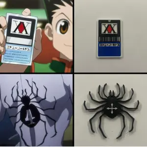 [HxH Keychains] Hunters License & Phantom Troup Mark (3D PRINTED KEYCHAINS)