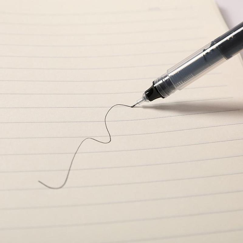 0.5mm Black Ink Gel Pen, Quick Dry Gel Pen, 12pcs Straight Liquid Neutral Pen Markers, Students Writing Stationery for School Office, Exam Supplies Stationery, School Supplies