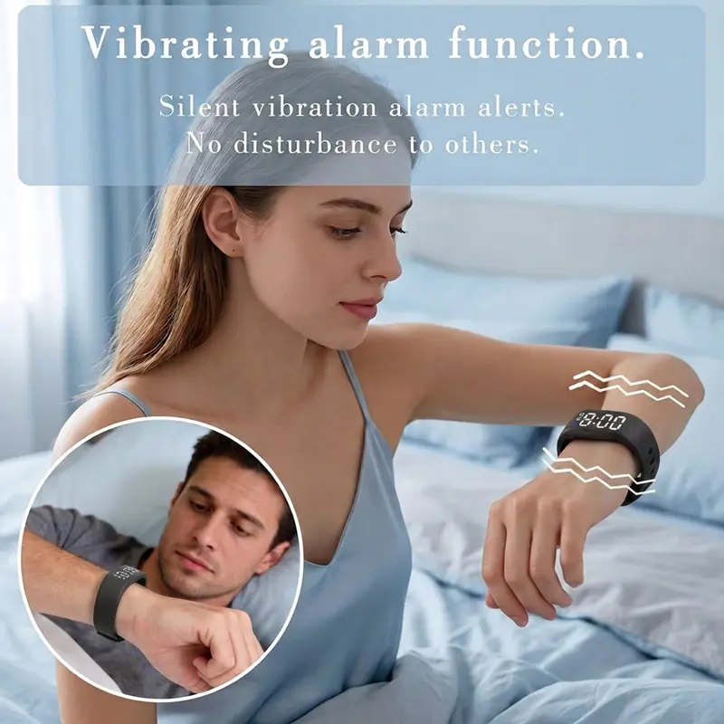 Fitness Tracker with Silent Alarm, Waterproof Band, Step Counter, Built-in USB Plug - No Cables Needed, Ideal for Gym & Travel #SmartWatch #LifeHack Fitness Tracker with Silent Alarm, Waterproof Band, Step Counter, Built-in USB Plug - No Cables Needed, Ideal for Gym & Travel #SmartWatch #LifeHack