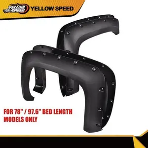 Fit For Chevy Silverado 1500 2500HD 07-13 Pocket Rivet Style Fender Flares 4PCS Car Accessories Automotive Fit For Chevy Silverado 1500 2500HD 07-13 Pocket Rivet Style Fender Flares 4PCS Car Accessories Automotive