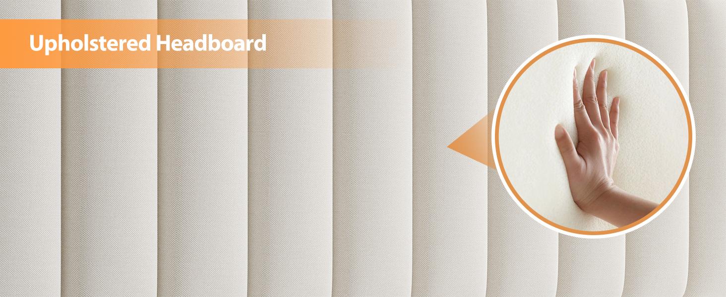 NO MATTRESS,  Queen Size Bed Frame with Storage Drawers, King Size bed with Headboard, Soft Upholstered Queen or Full Size Divan Beds with 2 Drawers and Built-in Shelves