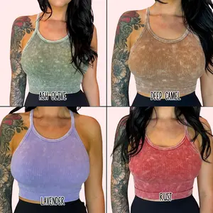 The Luna Acid Washed Cami Tank