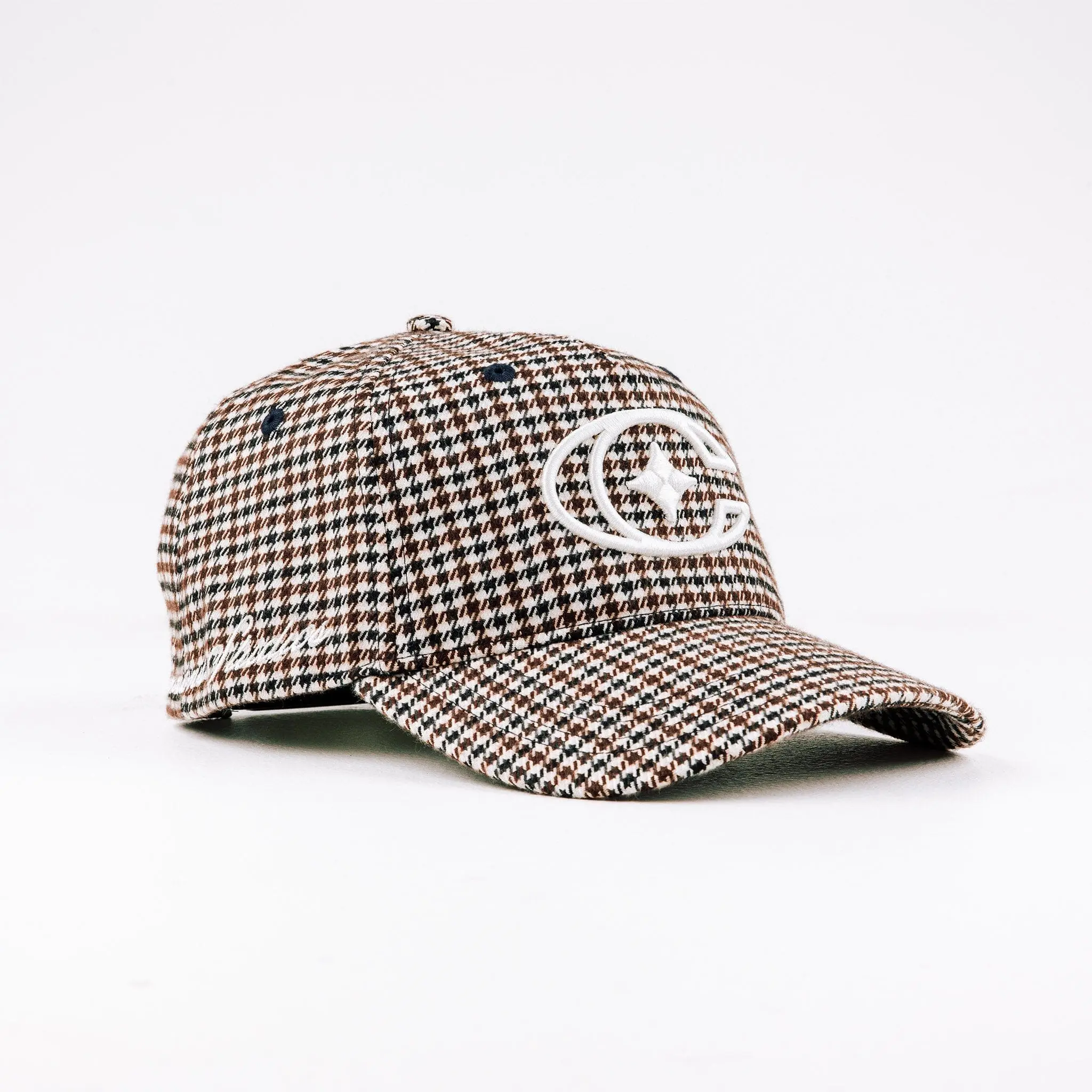 Commons Studios Brown Houndstooth Hat