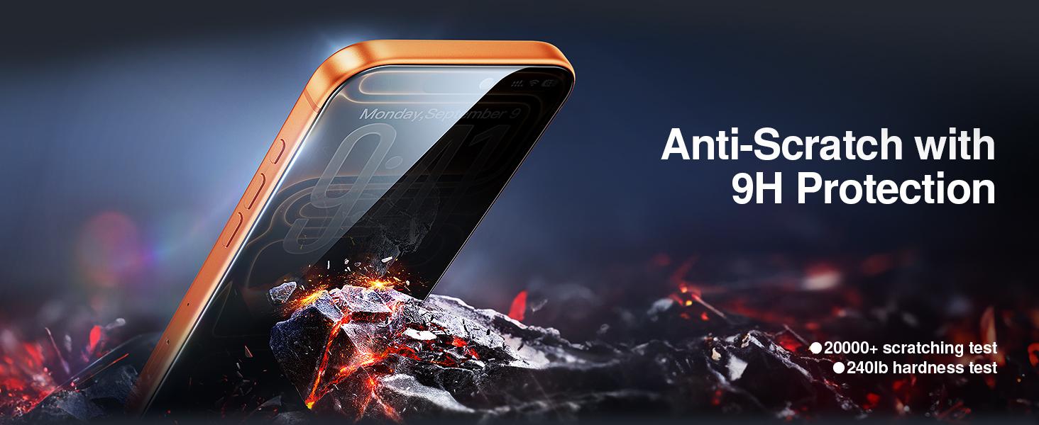 【3s Quick Paste】SmartDevil 2-Pack HD Tempered Glass Screen Protector for iPhone 17promax/17pro/16promax/16pro/15/14/13Series, Military-Grade Shatterproof Protection, Bubble-Free, Privacy Film, Scratch Resistant Fast & Easy Installation, Case Friendly