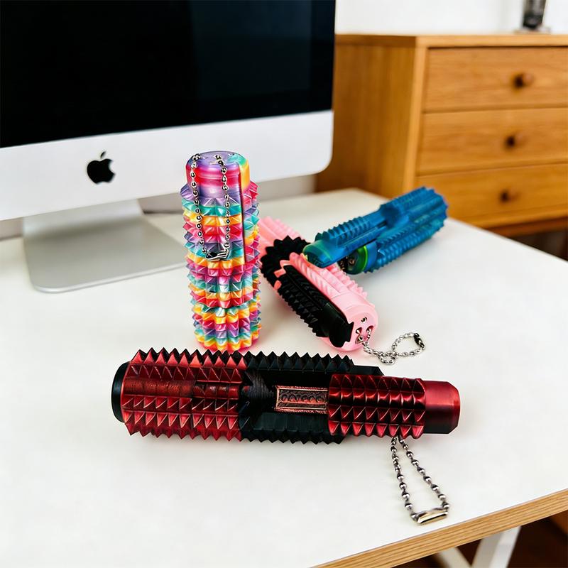 Little Ouchies Grippie 5-in-1 Design for Stress Relief, Button Clicks, Spinners, Portable Stim Tool,Spiky Grippie Stim, 3D Printed Toys Pain Stim Fidget, Pocket Mini Fidget Toy for Adults Novelty Gifts,Grippie stim keychain Little Ouchies Grippie 5-in-1 Design for Stress Relief, Button Clicks, Spinners, Portable Stim Tool,Spiky Grippie Stim, 3D Printed Toys Pain Stim Fidget, Pocket Mini Fidget Toy for Adults Novelty Gifts,Grippie stim keychain
