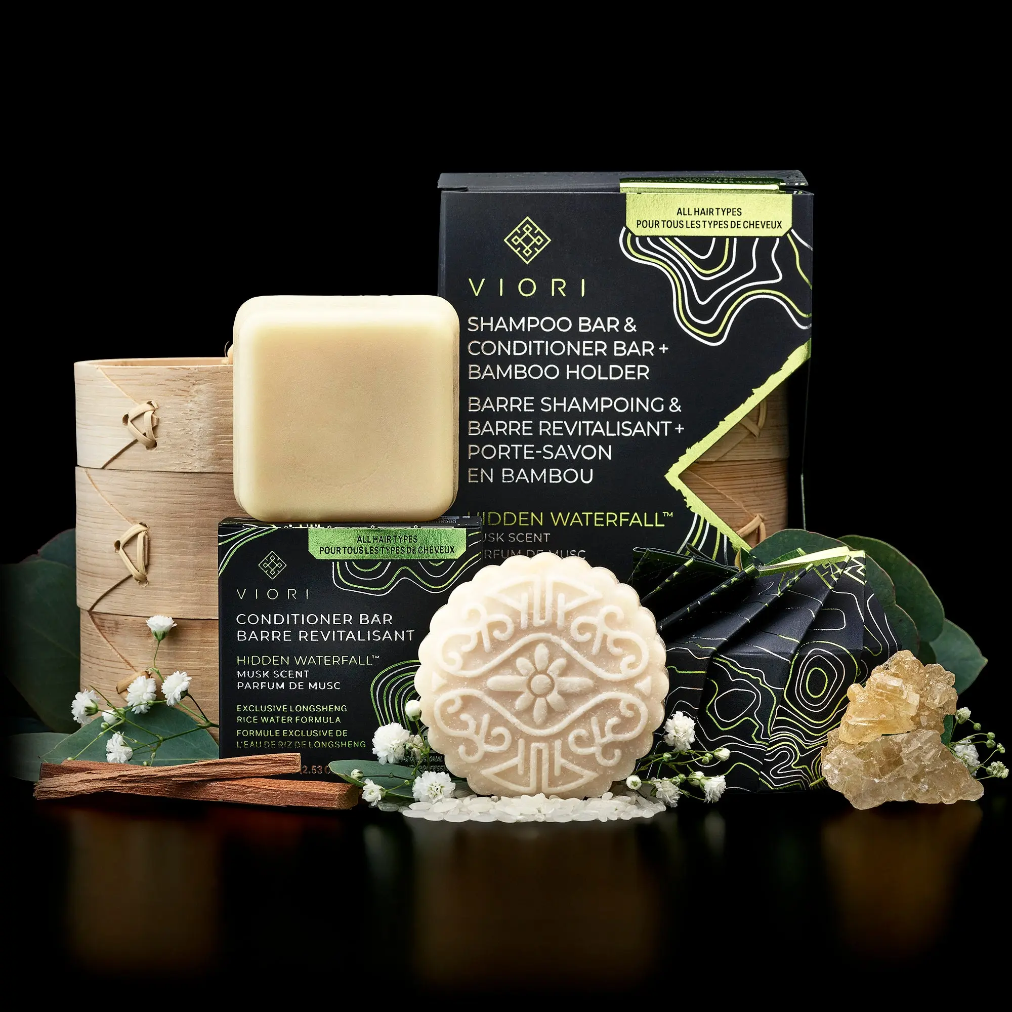 Shampoo + Conditioner + Bar Holder Bundle | VIORI
