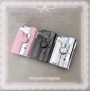 [Lighter only (Without Butane)] Stylish Spinning Top Candle Lighter – Elegant Refillable Design for Candles, Camping & Home Decor  Ornaments