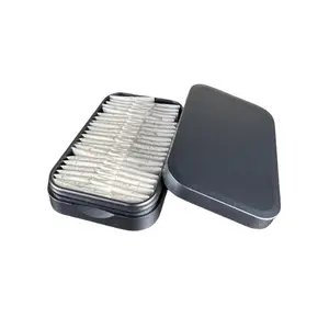 Tinz Cans - Rectangle Zyn Can Slim Metal Holds 35 Pouches Water Resistant Metal Snus Can