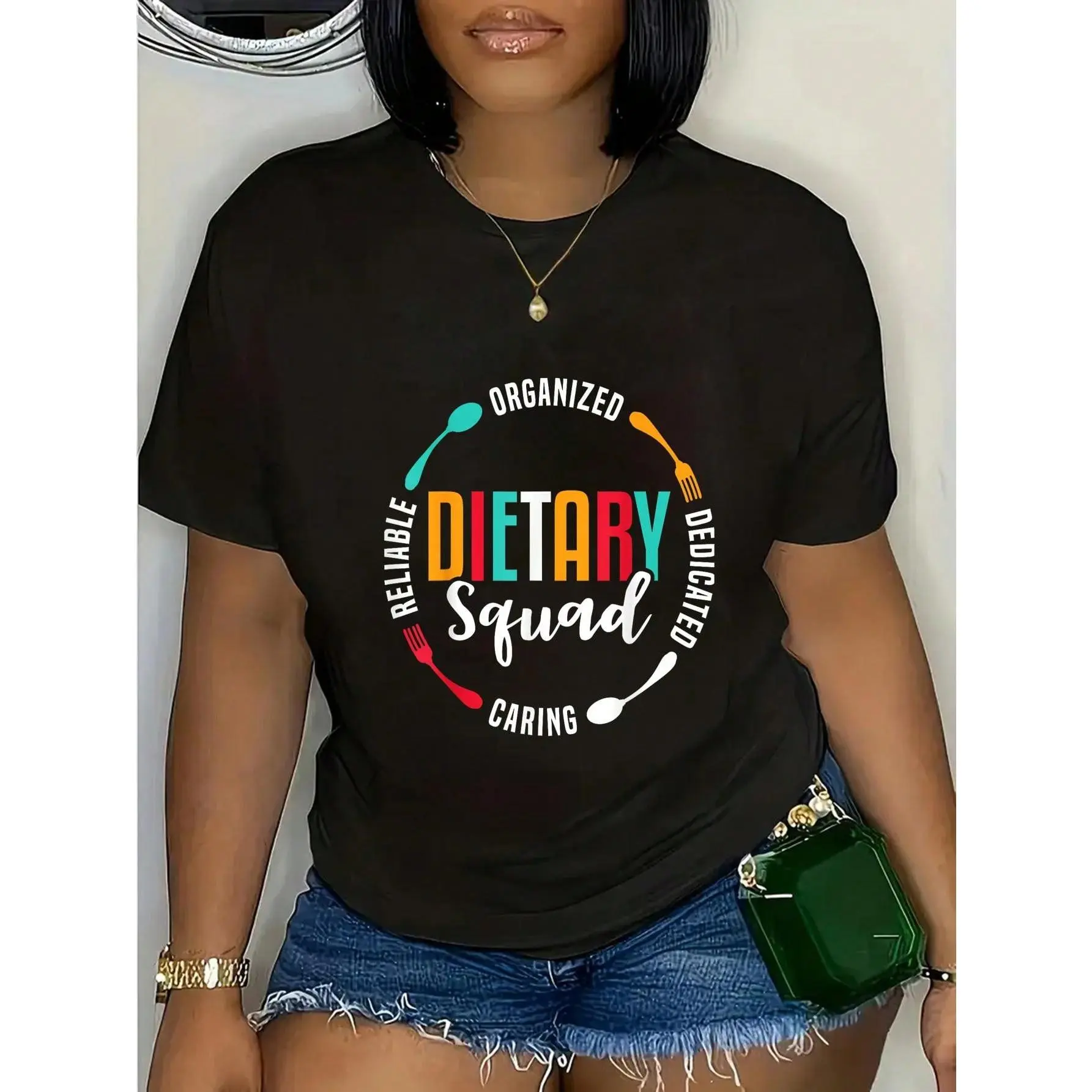 100% Cotton  Dietary  Appreciation Dietary Worker T-Shirt