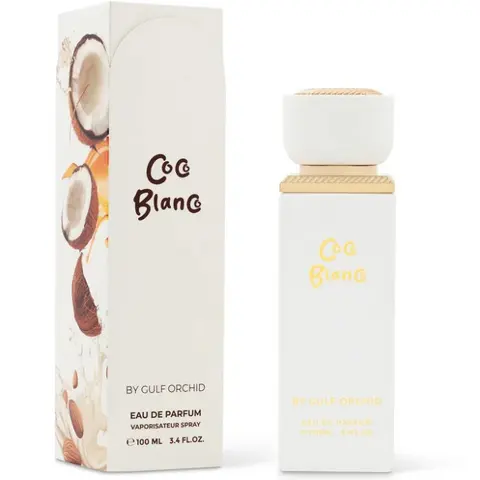 GULF ORCHID Coco Blanco Unisex Coconut Gourmand EDP Spray Perfume, 100ml, Suitable for Everyday Wear, Coconut Gourmand Perfume
