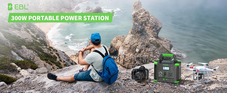 Outdoor Power Station: EBL 300W Solar Generator w/ 231Wh Battery | Your Blackout & Camping Power Backup Outdoor Power Station: EBL 300W Solar Generator w/ 231Wh Battery | Your Blackout & Camping Power Backup