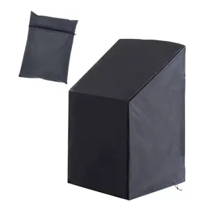 Outdoor stacking chair cover, waterproof and UV-resistant, made of 210D Oxford fabric