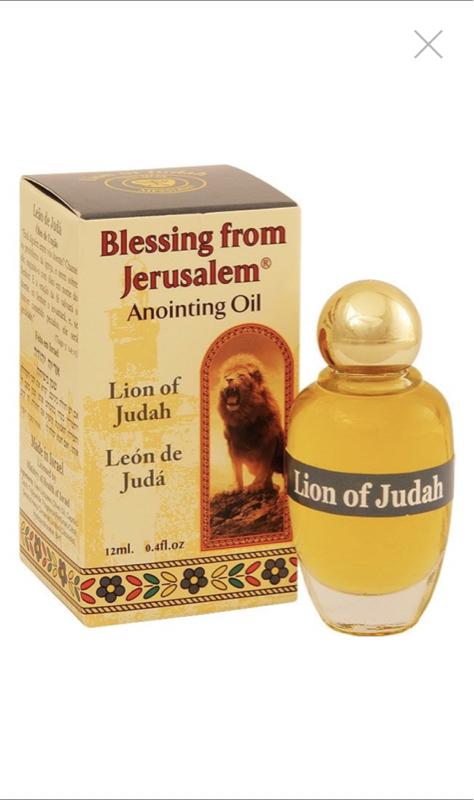Anointing Oil 12ml. - Blessing from Jerusalem (lion of Judah
