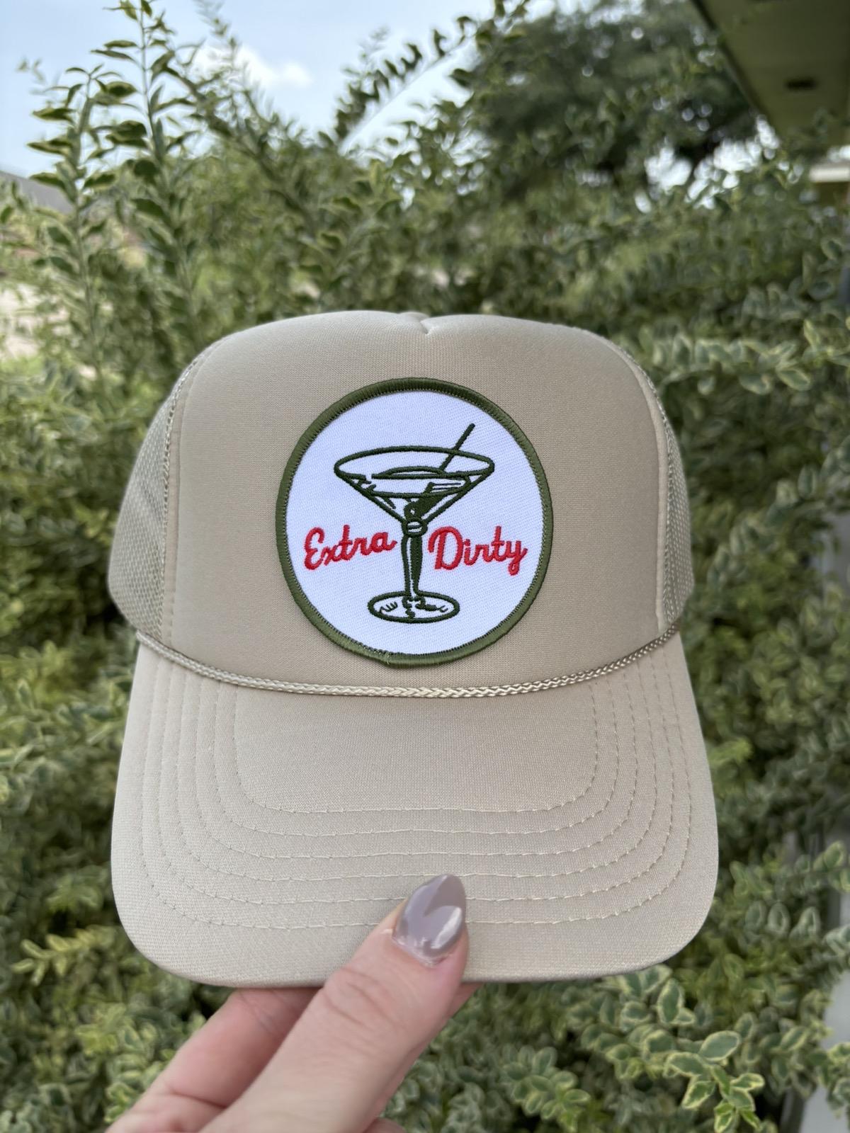 Extra Dirty Martini Trucker Hat for Men and Women