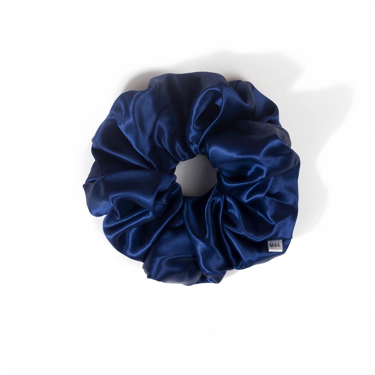 Handmade vintage style 100% high quality super soft luxurious natural silk oversized xl scrunchie