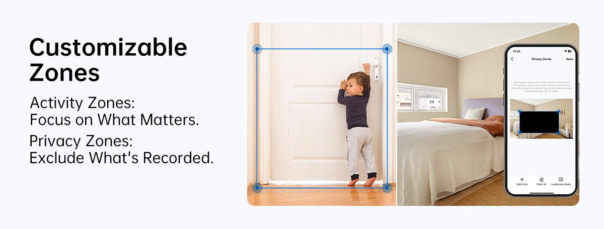 TP-Link & Tapo C216(3-pack) 2K Pan/Tilt Indoor/Outdoor Security Camera  with AI Detection, Baby Cry Detect, Motion Tracking, Color Night Vision, 360° Pan/Tilt, No Subscription, Alexa & Google Compatible