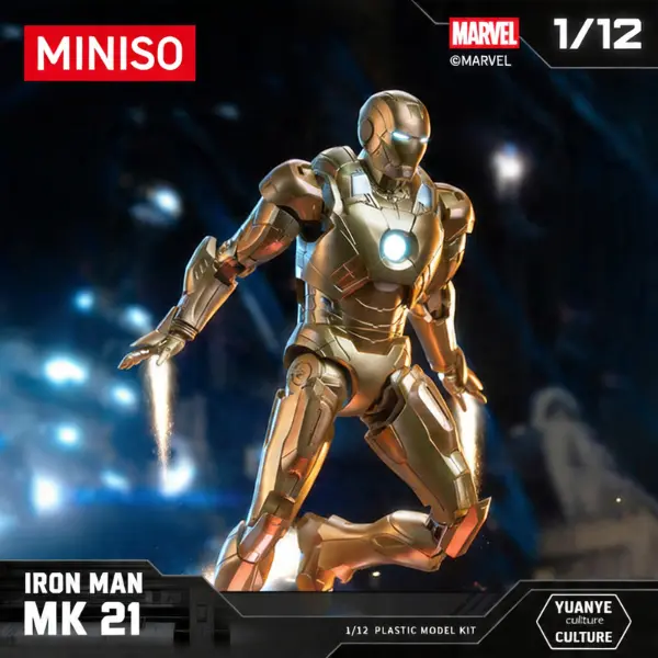 MINISO Infinity Saga Marvel Legends Series 02 Superhero Plastic Blind Box Figurine - 6 Designs, 1/6 Probability, Collecting Action Figure Gift for Men, Back to School Toy Accessory