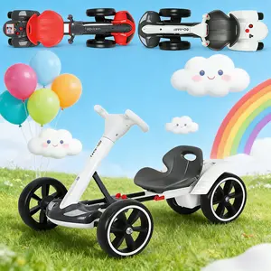 Kids Electric Go Kart: Foldable Ride-On Toy with Remote Control for Boys & Girls